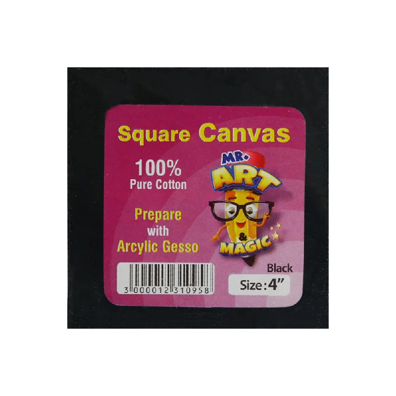 - ​​Christmas pet Christmas clothing3154 CANVAS BOARD SQUARE BLACK 4INCH
