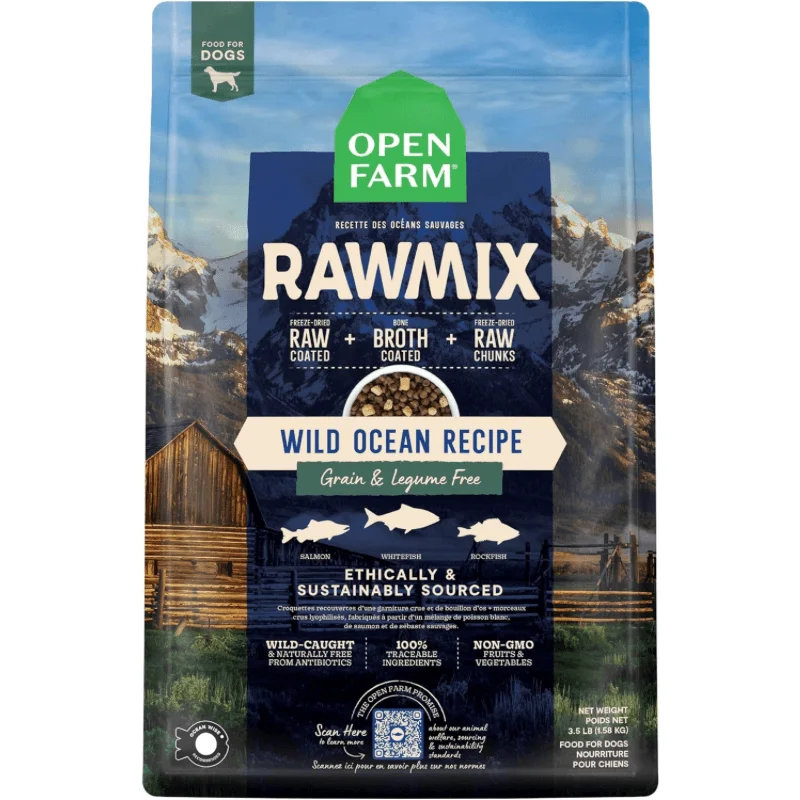 -Non-contact cat thermometer*(Best By 2025-04-08)* Dry Dog Food - RAWMIX - Wild Ocean Recipe (Grain & Legume Free) - 3.5 lb -Non-contact cat thermometer*(Best By 2025-04-08)* Dry Dog Food - RAWMIX - Wild Ocean Recipe (Grain & Legume Free) - 3.5 lb