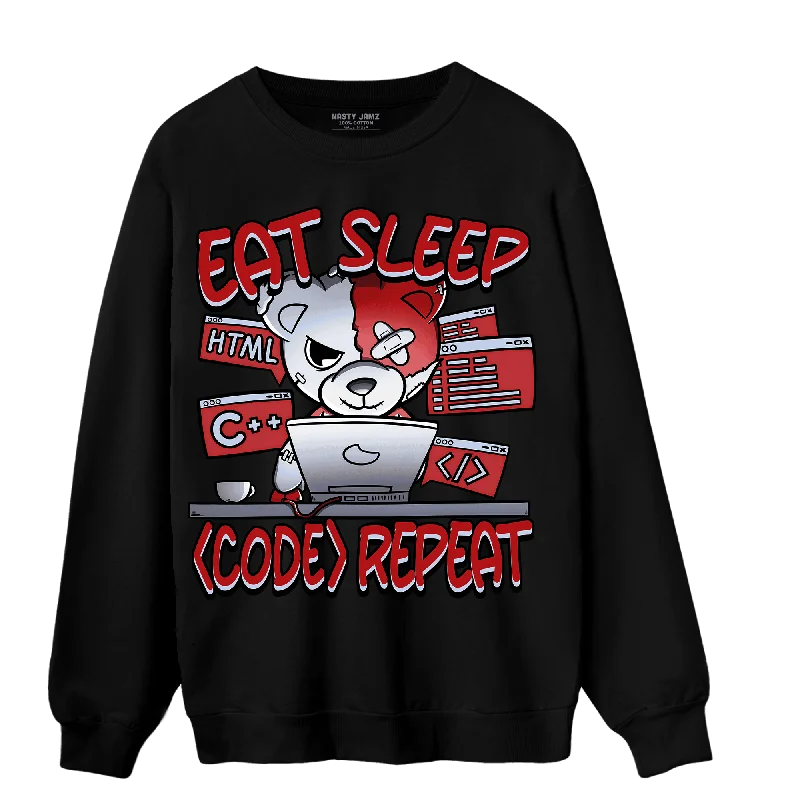 NastyJamz Cherry 11s Sweatshirt Match Eat Sleep Code BER