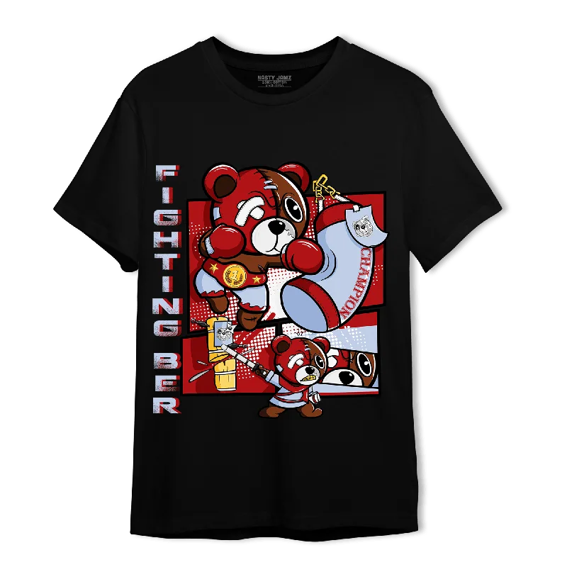 NastyJamz Cherry 11s T Shirt Match BER Fighting Boxing