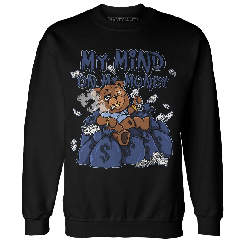 NastyJamz Midnight Navy 5s Sweatshirt Match My Mind On My Money BER