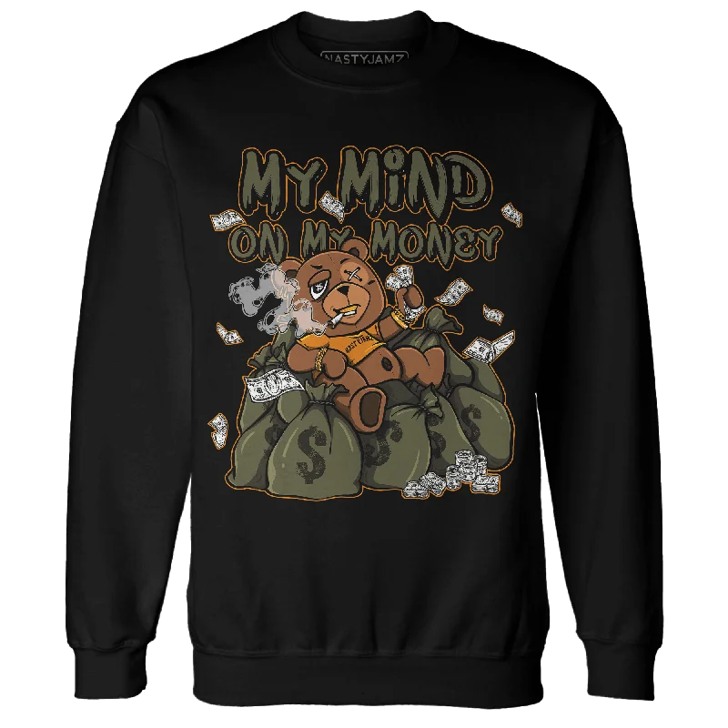 NastyJamz Olive 5s Sweatshirt Match My Mind On My Money BER