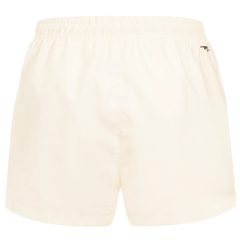 MLB WASHINGTON NATIONALS TRIPLE TONAL WOMEN'S WOVEN SHORT (EGGSHELL)