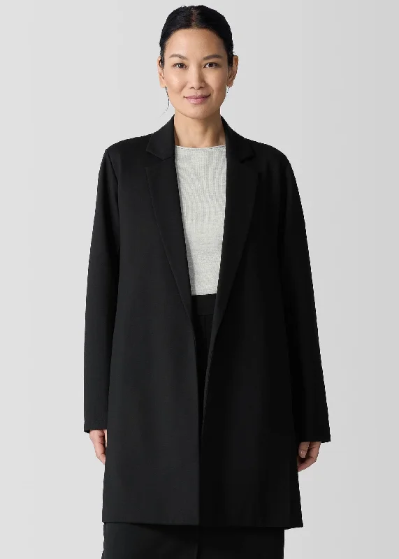 Eileen Fisher - Washable Flex Ponte Long Blazer