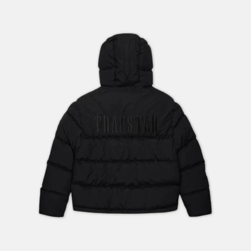 Trapstar Decoded Hooded Puffer 2.0 Jacket - Blackout