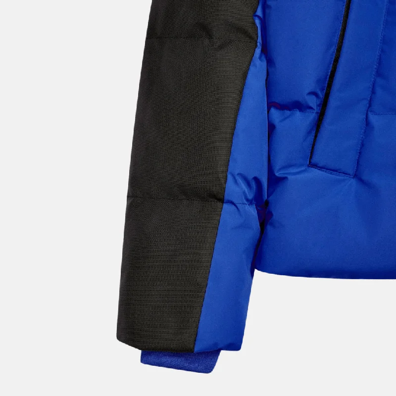 Trapstar Irongate AW23 Hooded Puffer Jacket - Black/Dazzling Blue