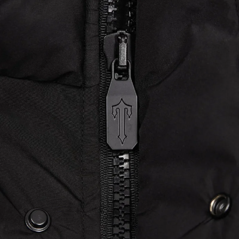 Trapstar Irongate AW23 Hooded Puffer Jacket - Black