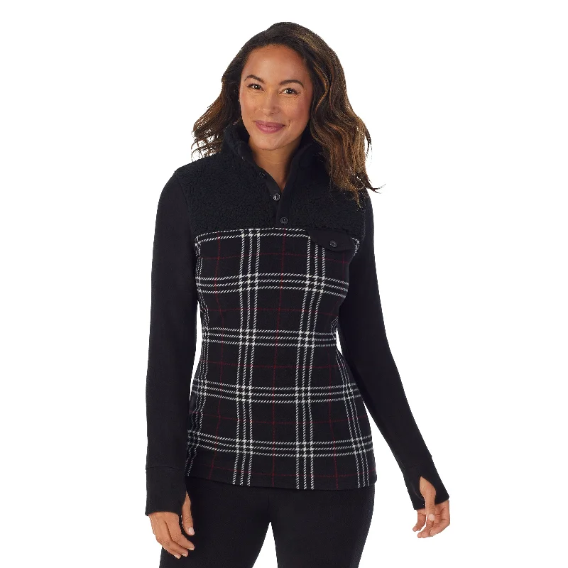 Black Plaid / XS